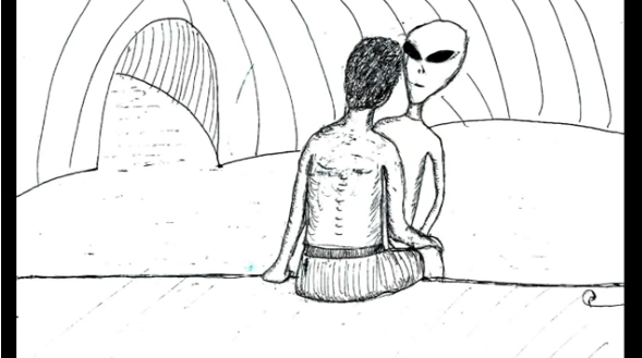 Tonys Erlebnisse, Grey im Raumschiff