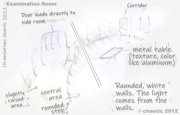 Examination room on board of the craft